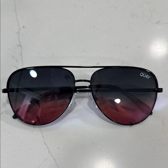 Quay Black/Purple/Blue Gradient Sunglasses - Picture 1 of 6